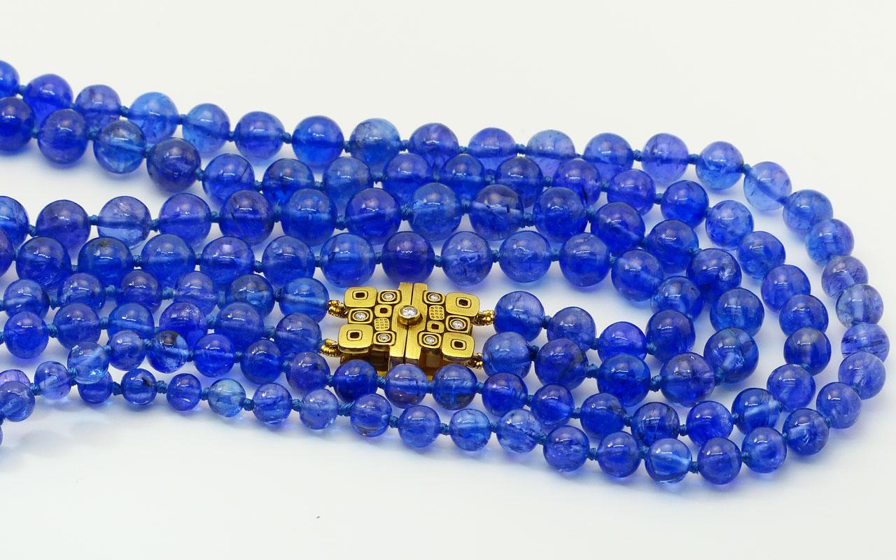 tanzanite beads